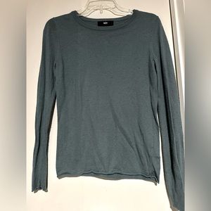 Teal long sleeve thin knit mossimo sweater